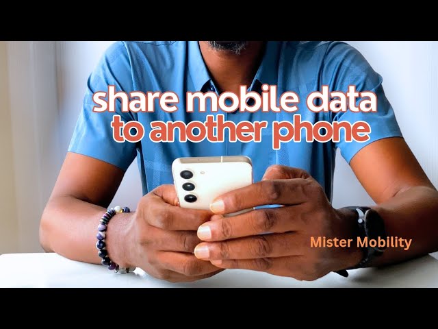 persona compartiendo internet movil entre celulares